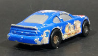 2000 Hot Wheels Racer Nascar #44 7/20 Blue Die Cast Toy Race Car Vehicle McDonald's Happy Meal - Treasure Valley Antiques & Collectibles