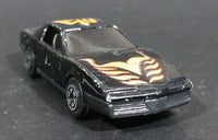 Vintage Yatming Pontiac Trans-Am Firebird Black w/ Flames No. 803 Die Cast Toy Car Vehicle - Treasure Valley Antiques & Collectibles