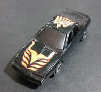 Vintage Yatming Pontiac Trans-Am Firebird Black w/ Flames No. 803 Die Cast Toy Car Vehicle - Treasure Valley Antiques & Collectibles