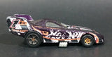 1999 Hot Wheels Mega Graphics Pontiac Firebird Funny Car Dark Black Purple Die Cast Toy Car Vehicle - Treasure Valley Antiques & Collectibles