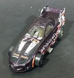 1999 Hot Wheels Mega Graphics Pontiac Firebird Funny Car Dark Black Purple Die Cast Toy Car Vehicle - Treasure Valley Antiques & Collectibles