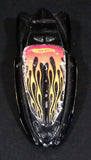 2004 Hot Wheels Crooze Ooz Coupe Black with Flames Die Cast Toy Car Vehicle McDonald's Happy Meal 6/8 - Treasure Valley Antiques & Collectibles