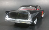 Vintage Majorette '57 Chevy Bel Air Black w/ Flames 1/34 Scale Die Cast Toy Model Car Vehicle w/ Opening Doors - Treasure Valley Antiques & Collectibles