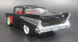 Vintage Majorette '57 Chevy Bel Air Black w/ Flames 1/34 Scale Die Cast Toy Model Car Vehicle w/ Opening Doors - Treasure Valley Antiques & Collectibles
