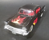 Vintage Majorette '57 Chevy Bel Air Black w/ Flames 1/34 Scale Die Cast Toy Model Car Vehicle w/ Opening Doors - Treasure Valley Antiques & Collectibles