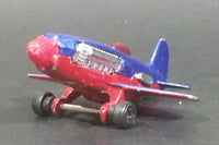 2006 Hot Wheels Aerial Attack Mad Propz Dark Blue Die Cast Toy Airplane - Treasure Valley Antiques & Collectibles