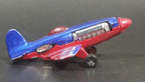 2006 Hot Wheels Aerial Attack Mad Propz Dark Blue Die Cast Toy Airplane - Treasure Valley Antiques & Collectibles