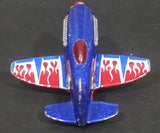 2006 Hot Wheels Aerial Attack Mad Propz Dark Blue Die Cast Toy Airplane - Treasure Valley Antiques & Collectibles