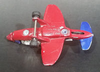 2006 Hot Wheels Aerial Attack Mad Propz Dark Blue Die Cast Toy Airplane - Treasure Valley Antiques & Collectibles