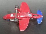 2006 Hot Wheels Aerial Attack Mad Propz Dark Blue Die Cast Toy Airplane - Treasure Valley Antiques & Collectibles