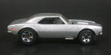 1996 Hot Wheels '67 Chevrolet Camaro Metalflake Silver Die Cast Toy Car Vehicle w/ Opening Hood - Treasure Valley Antiques & Collectibles