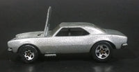 1996 Hot Wheels '67 Chevrolet Camaro Metalflake Silver Die Cast Toy Car Vehicle w/ Opening Hood - Treasure Valley Antiques & Collectibles