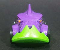 2014 Hot Wheels Monster Mission Piranha Terror Purple Lime Green Die Cast Toy Car Vehicle - Treasure Valley Antiques & Collectibles