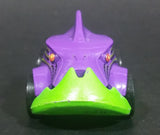 2014 Hot Wheels Monster Mission Piranha Terror Purple Lime Green Die Cast Toy Car Vehicle - Treasure Valley Antiques & Collectibles