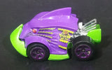 2014 Hot Wheels Monster Mission Piranha Terror Purple Lime Green Die Cast Toy Car Vehicle - Treasure Valley Antiques & Collectibles