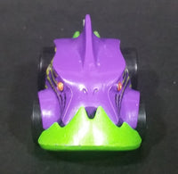 2014 Hot Wheels Monster Mission Piranha Terror Purple Lime Green Die Cast Toy Car Vehicle - Treasure Valley Antiques & Collectibles