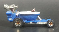 2000 Hot Wheels Virtual Collection Hot Seat Blue and White Die Cast Toy Car Vehicle - Treasure Valley Antiques & Collectibles