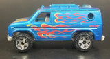 2009 Hot Wheels 1977 Baja Breaker Ford Econoline Van Metalflake Satin Blue No. 121 Die Cast Toy Car Vehicle