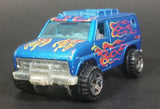 2009 Hot Wheels 1977 Baja Breaker Ford Econoline Van Metalflake Satin Blue No. 121 Die Cast Toy Car Vehicle