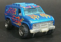 2009 Hot Wheels 1977 Baja Breaker Ford Econoline Van Metalflake Satin Blue No. 121 Die Cast Toy Car Vehicle