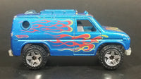 2009 Hot Wheels 1977 Baja Breaker Ford Econoline Van Metalflake Satin Blue No. 121 Die Cast Toy Car Vehicle