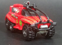 2001 Hot Wheels First Editions XS-IVE Red Off-Roading Die Cast Toy Car Rescue Vehicle - Treasure Valley Antiques & Collectibles