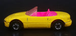 1992 Hot Wheels Mazda MX-5 Miata Convertible Yellow & Pink Die Cast Toy Sports Car Vehicle - Treasure Valley Antiques & Collectibles