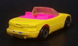 1992 Hot Wheels Mazda MX-5 Miata Convertible Yellow & Pink Die Cast Toy Sports Car Vehicle - Treasure Valley Antiques & Collectibles