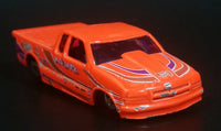 2000 Hot Wheels First Editions 1998 Chevy Pro Stock S10 Truck Neon Orange Die Cast Toy Race Car Vehicle - Treasure Valley Antiques & Collectibles