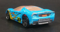 2009 Hot Wheels Airshot Super Drop 40 Somethin' Light Satin Blue Die Cast Toy Car Vehicle - Treasure Valley Antiques & Collectibles