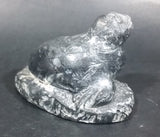 Jolin Canada Seal Soapstone Carved Sculpture Ornament w/ Original Sticker - Treasure Valley Antiques & Collectibles