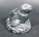 Jolin Canada Seal Soapstone Carved Sculpture Ornament w/ Original Sticker - Treasure Valley Antiques & Collectibles