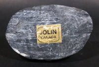 Jolin Canada Seal Soapstone Carved Sculpture Ornament w/ Original Sticker - Treasure Valley Antiques & Collectibles