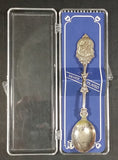 1989 Christmas Holiday Collectible Silver Plated Spoon - Treasure Valley Antiques & Collectibles