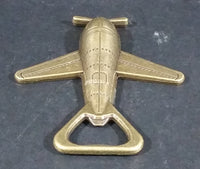 Kate Aspen "Let The Adventure Begin" Airplane Shaped Metal Beverage Bottle Opener - Treasure Valley Antiques & Collectibles