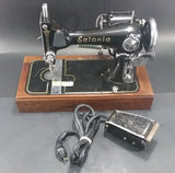 Rare Antique Hamilton Beach Eatonia "Eatons" Black Sewing Machine with Pedal Model A - Treasure Valley Antiques & Collectibles