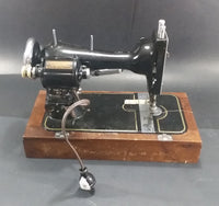 Rare Antique Hamilton Beach Eatonia "Eatons" Black Sewing Machine with Pedal Model A - Treasure Valley Antiques & Collectibles