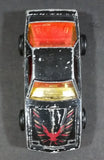 Vintage Majorette Pontiac Firebird Trans Am Black Die Cast Toy Car Vehicle w/ Opening Hood - Treasure Valley Antiques & Collectibles