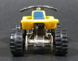 1988 Hot Wheels Suzuki Quadracer Yellow Die Cast ATV Toy Vehicle - Error Rear Wheels are Black Construction Tires - Treasure Valley Antiques & Collectibles