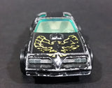 Rare Vintage 1982 Hot Wheels Hot Ones Hot Bird Black Yellow Die Cast Toy Car Vehicle - Gold Wheels