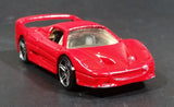 2007 Hot Wheels All Stars Ferrari F50 Red Die Cast Toy Dream Super Car Vehicle