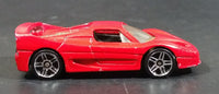 2007 Hot Wheels All Stars Ferrari F50 Red Die Cast Toy Dream Super Car Vehicle