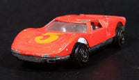 Vintage Marz Karz Ford GT 40 #5 Peach Orange Die Cast Toy Race Car Vehicle 89-27 - Made in China - Treasure Valley Antiques & Collectibles