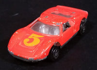 Vintage Marz Karz Ford GT 40 #5 Peach Orange Die Cast Toy Race Car Vehicle 89-27 - Made in China - Treasure Valley Antiques & Collectibles