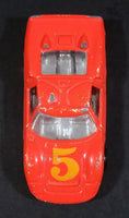 Vintage Marz Karz Ford GT 40 #5 Peach Orange Die Cast Toy Race Car Vehicle 89-27 - Made in China - Treasure Valley Antiques & Collectibles