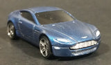 2008 Hot Wheels All Stars Aston Martin V8 Vantage Metallic Dark Blue Die Cast Toy Car Vehicle - Treasure Valley Antiques & Collectibles