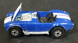 1983 Hot Wheels Hot Ones Classic Cobra Convertible Blue Die Cast Toy Car Vehicle w/ Opening Hood - Treasure Valley Antiques & Collectibles