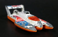 2000 Hot Wheels Forces of Nature Hydroplane White Die Cast Toy Speed Boat Oceanic One Research Vehicle - Treasure Valley Antiques & Collectibles