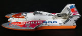 2000 Hot Wheels Forces of Nature Hydroplane White Die Cast Toy Speed Boat Oceanic One Research Vehicle - Treasure Valley Antiques & Collectibles