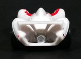 2008 Hot Wheels Mach 6 Speed Racer White Plastic Toy Race Car Vehicle - Treasure Valley Antiques & Collectibles